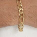 pulseira de moeda antiga 3x1 laminada
