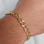 pulseira de moeda antiga grumet