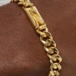 pulseira de moeda antiga grumet
