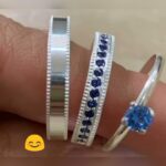 Aliança de Prata Ceu Azul
